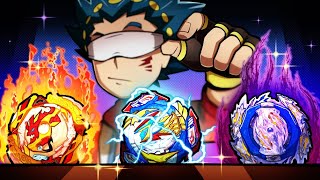 beyblade random battles but with EXTREMELY POWERFUL Beys!!