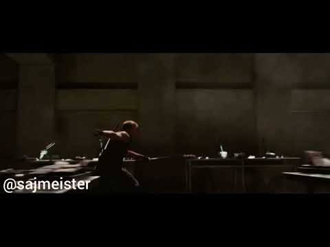 Deadpool deflecting bullets