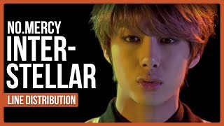 No.Mercy - Interstellar Line Distribution (Color Coded)