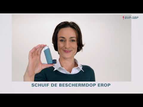 Inhalatie instructie DOSISAEROSOL
