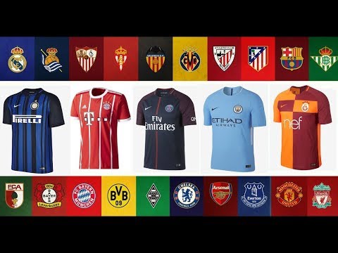 Best Football Kits For The New Season 2018/2019
