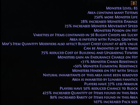 [Blight-Ravaged Map] 425IIQ No Skill 3.17