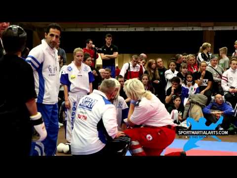 Henrietta Nagy v Leasha Morrison Kiraly v Top Ten UK Women's Team Sparring Finals - 2014 Irish Open
