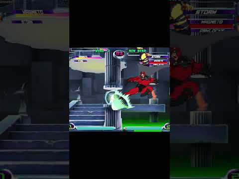 MvC2: Romneto - Storm Tag to Magneto 'Dancing on the Dead' Assist Kill .:1.9.26:.