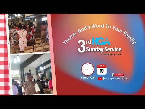 3rd Sunday Service | God’s Word To Your Family