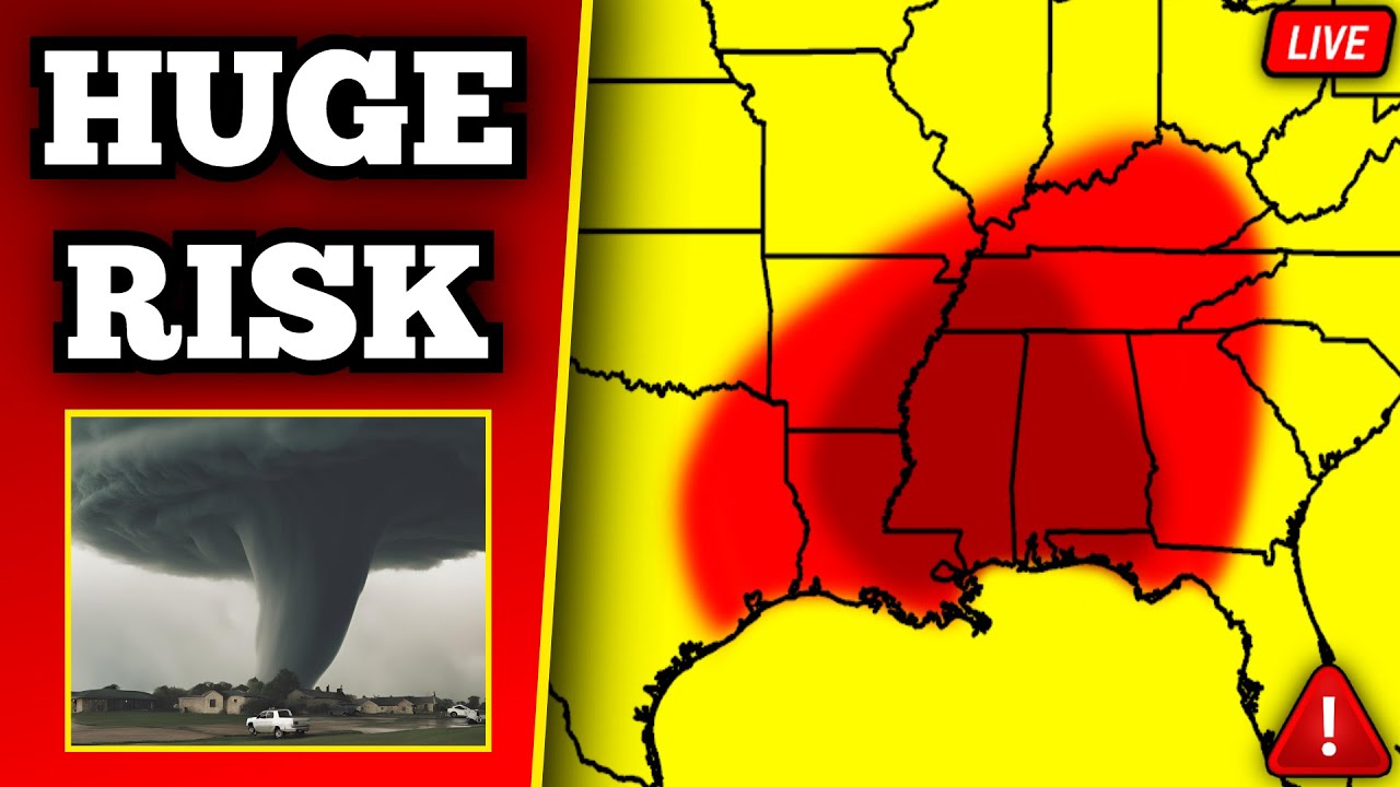 🔴 BREAKING Tornado Outbreak Coverage - Widespread Damaging Winds Likely - With Live Storm Chasers