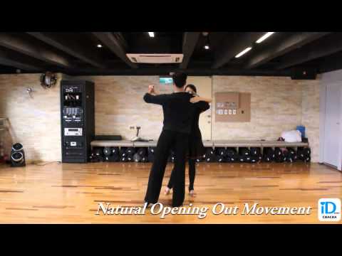 Cha Cha Cha Bronze Step- Natural Opening Out Movement