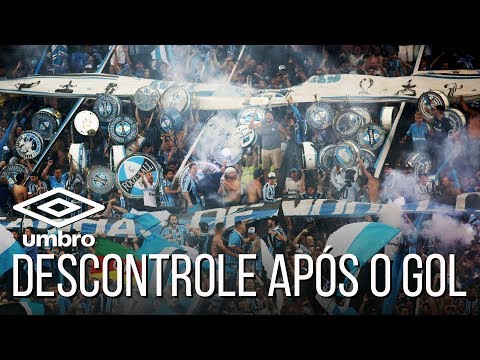 "Descontrole após o gol" Barra: Geral do Grêmio • Club: Grêmio