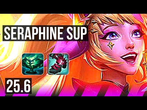 SERAPHINE & Smolder vs SENNA & Ezreal (SUP) | 1/2/9 | NA Challenger | 25.6