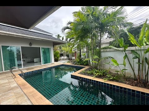 Stylish Two Bedroom Private Pool Villa for Sale in Cherng Talay