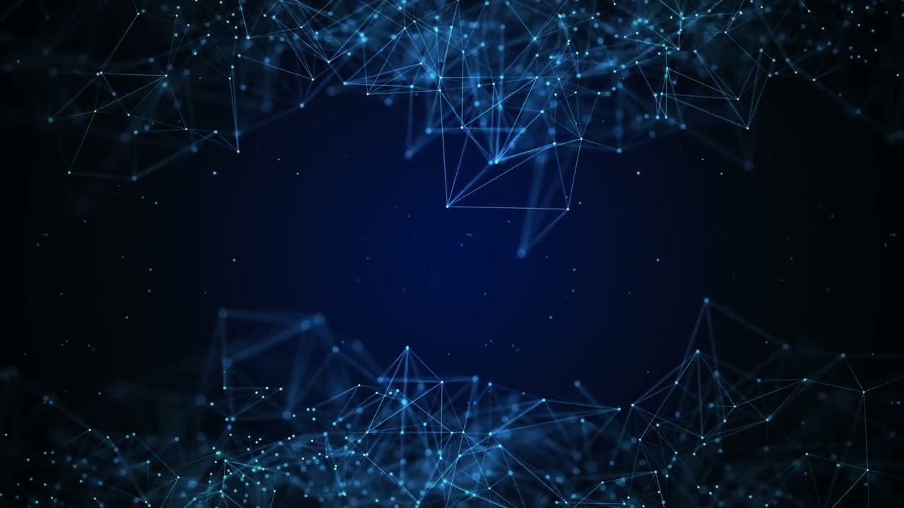 Digital Abstract Technology with connecting dots