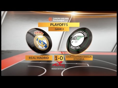 EuroLeague Highlights Playoffs 2: Real Madrid 80-84 Darussafaka Dogus Istanbul
