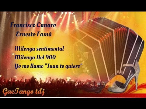 Tanda di milonga Francisco Canaro Ernesto Famà  1933 34