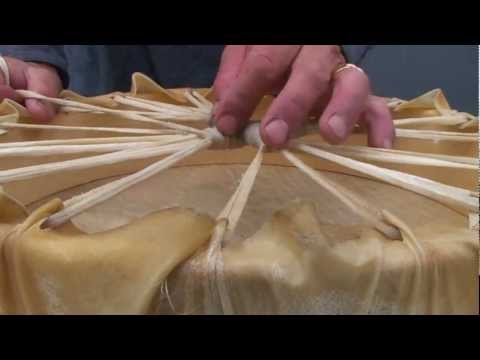 How to make a traditional Coast Salish Drum: Jorge Lewis Drum Maker