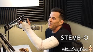 Steve-O talks about his future wife & his burnt stunt w/ Nina Cruz