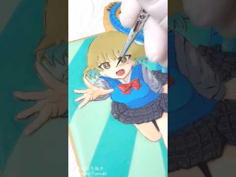 ドラゴン娘になりたくないっ！コラボアイシングクッキーを作らせていただきました🐲🍪　#shorts