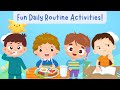 My Busy Day Song For Kids Fun Daily Routine Activities