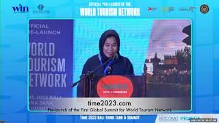 pre-launch of Time 2023, the World Tourism Network Global Think Tank