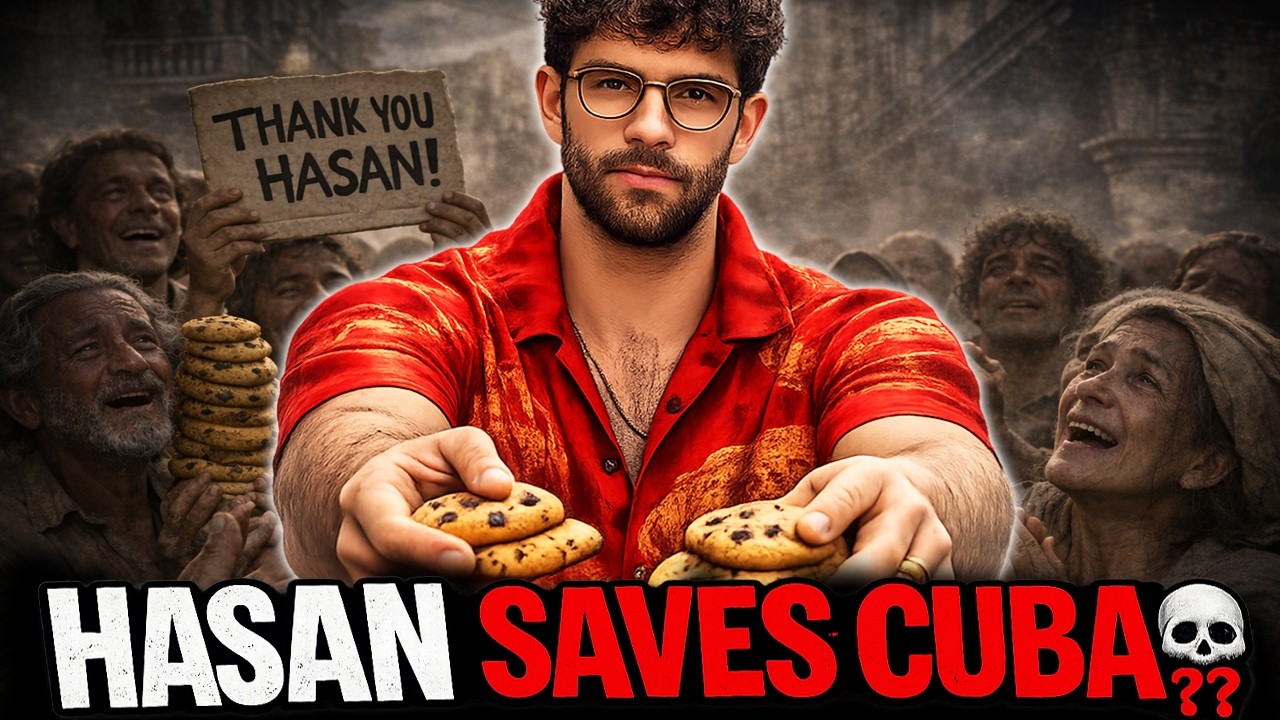 Hasan Piker Makes Poor Cuban Kid DANCE for Hotel Cookies 💀💥