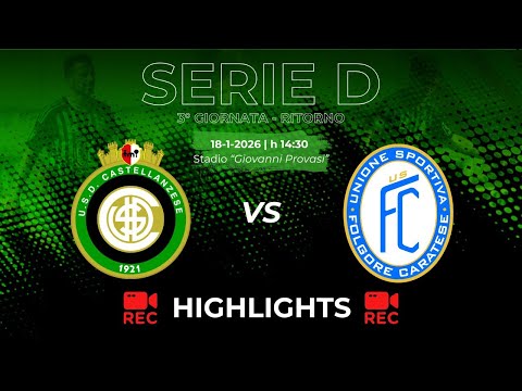 HIGHLIGHTS  Castellanzese 0-0 Folgore Caratese  - Serie D 2025/2026 - 20ª giornata