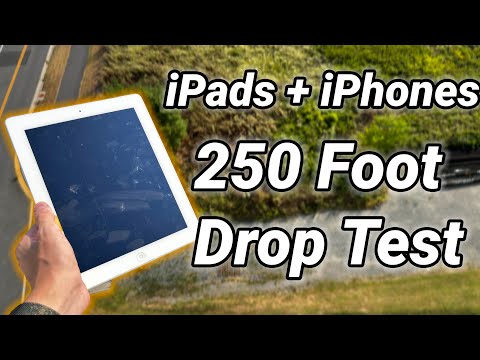 iPads & iPhones vs 250ft Drop Test