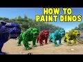 How To Paint Your Dinos Ark Survival Evolved ...