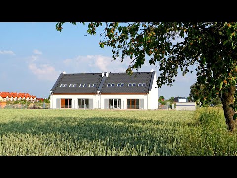 Oglądamy mieszkanie 98 m2 z garażem w szeregowcu. Osiedle Nowy Bnin / Kórnik #projekt