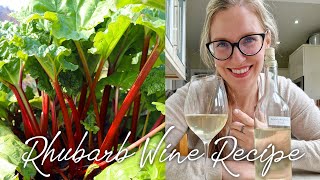 Easy Rhubarb Wine Recipe (Full Instructions)