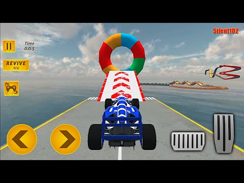 Blue Formula Car GT Racing Stunts 2021 - Extreme GT Formula Racing  #9 - Android Gameplay