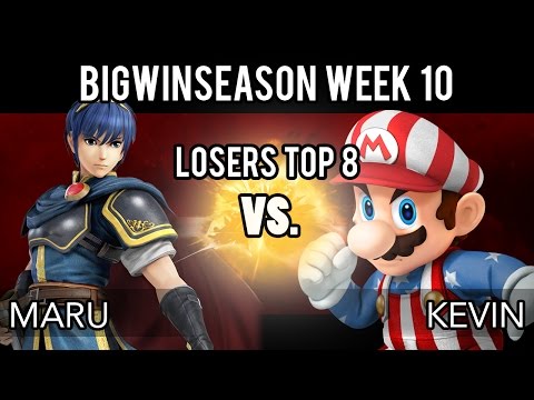 BigWinSeason Week 10 - Losers Top 8 - Maru (Marth) VS Kevin (Mario)