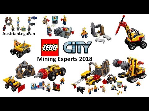 All Lego City Mining Experts Sets 2018 - Lego Speed Build Review