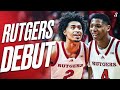 Dylan Harper Ace Bailey S FULL Rutgers Debut 45 POINTS COMBINED