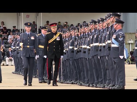 Prince Harry Presents Sword Of Peace At RAF Honington | Forces TV