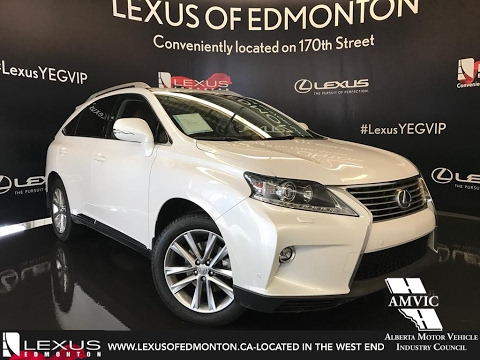 Used 2015 White Lexus RX 350 AWD Technology Walkaround Review | St. Albert Alberta