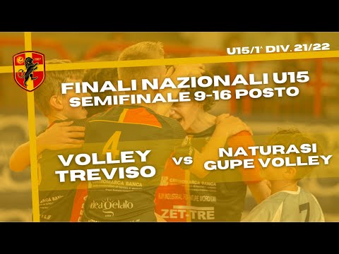 FINALI NAZIONALI U15: VOLLEY TREVISO - NATURASI GUPE VOLLEY