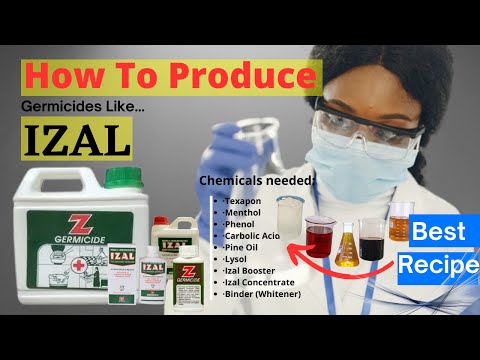 How To Produce Germicide Like Izal (Commercial Standard): DIY Step-By-Step Guide