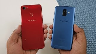 Oppo F7 vs Samsung A6 Speed Test !