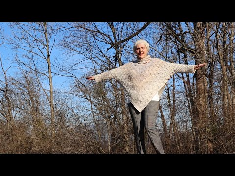 Melting Icicles 2-Corner Poncho