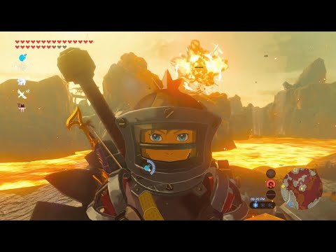 How to Rescue Yunobo at the Abandoned North Mine | Zelda BotW | Divine Beast Vah Rudania