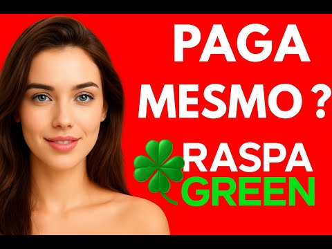 ⛔️RASPA GREEN COMO SACAR ?  Raspa Green Funciona ?  RaspaGreen Premio? Raspa Green Paga mesmo ?