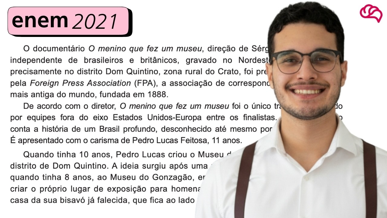 Resolução em Vídeo — Questão 8 ENEM 2021