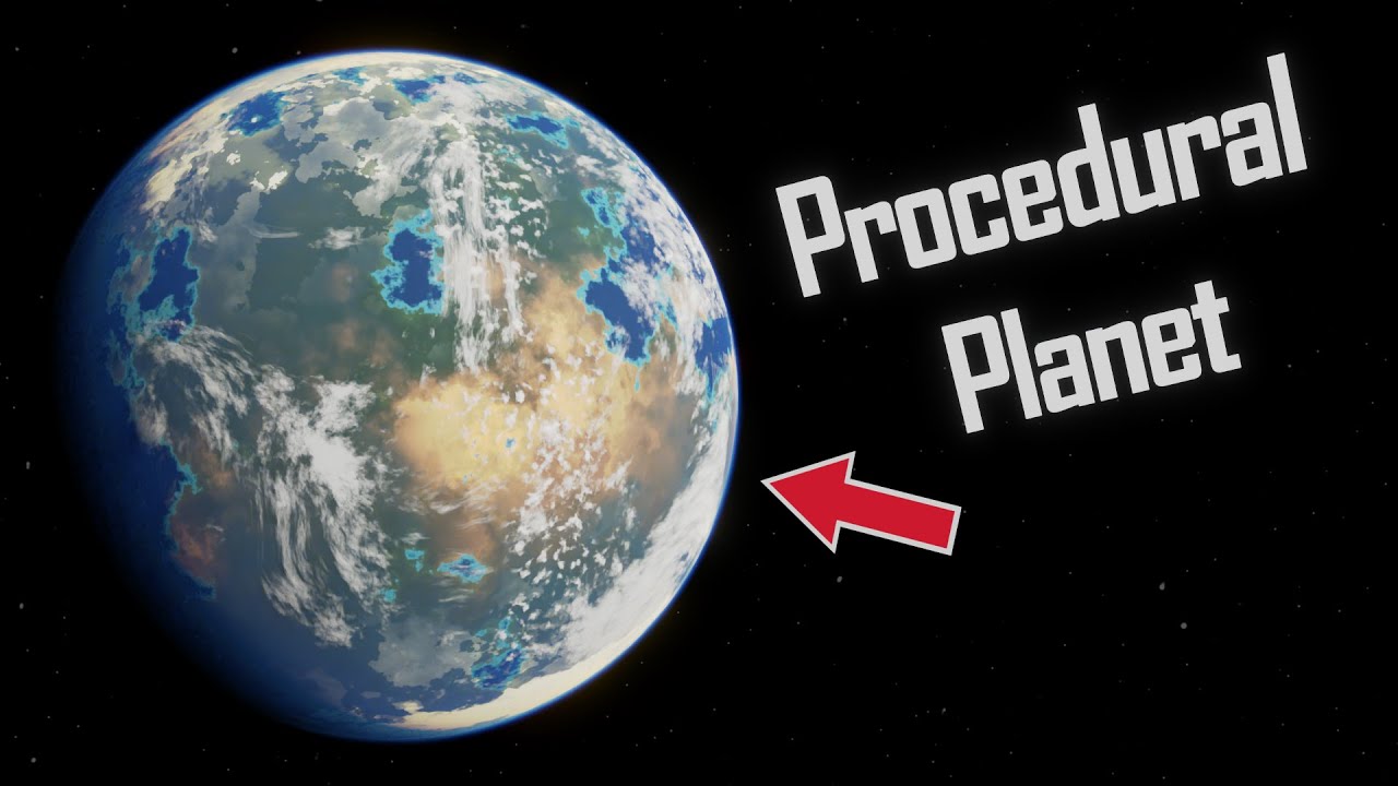 Procedural Planet Generator Demo | (Blender 3.3)