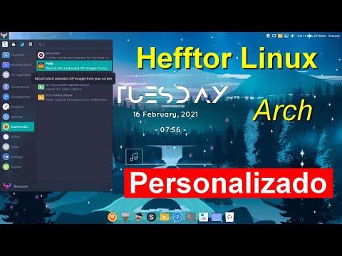 Hefftor Arch Linux. Leve, Rápido, Estilo e Estabilidade. Xfce e Desktop Personalizado.