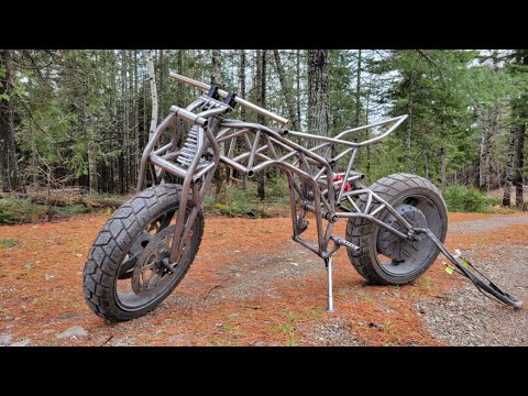 Homemade Electric Motorcycle Build - E-Bike - Gen II, Ep 2: Girder Forks & PDS Suspension