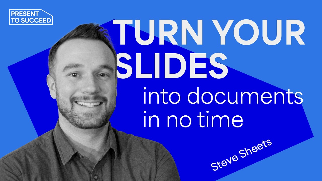 PowerPoint Design Mastery | Present to Succeed 2022 Session by Steve Sheets