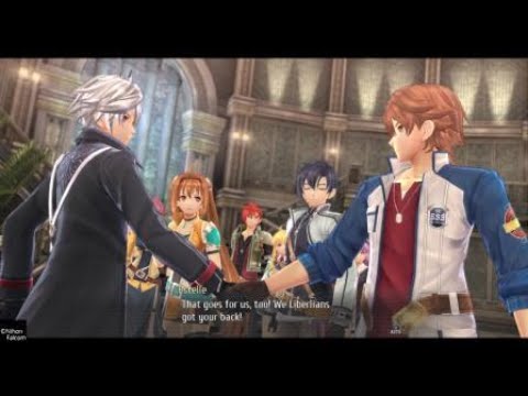 The Legend of Heroes: Trails of Cold Steel IV Rean, Estelle and Lloyd reunited