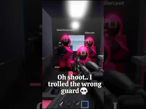 Frontman Regretted Trolling This Guard 😈💀 Octopus Game #shorts #roblox #squidgame