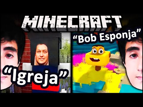 Felps jogando MINECRAFT, mas as TEXTURAS são geradas por I.A. 🤖