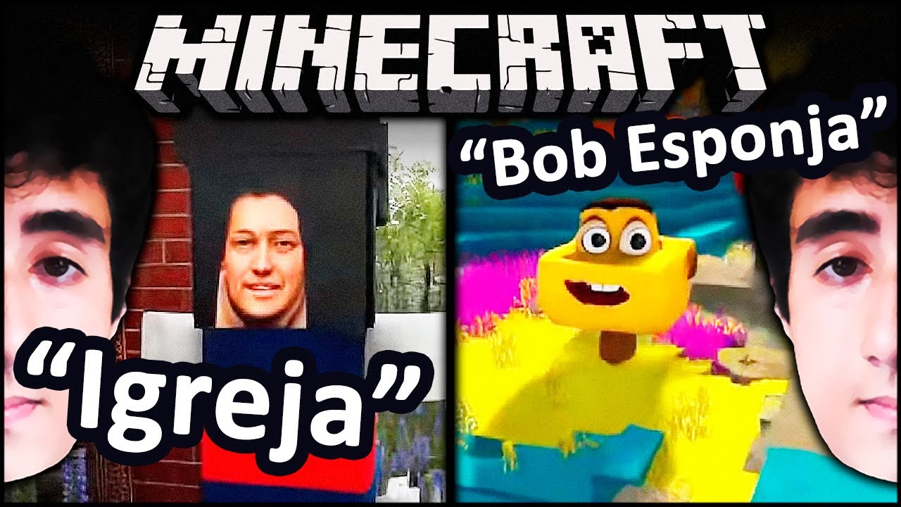 Felps jogando MINECRAFT, mas as TEXTURAS são geradas por I.A. 🤖