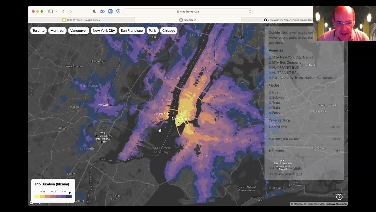 Meetup #411 – The Time2Reach Transit Map